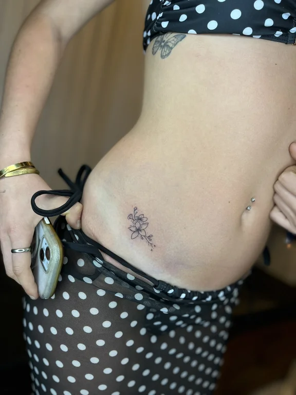 symbol blackwork woman fine line sun dotwork elegant moon tattoo Canggu Bali