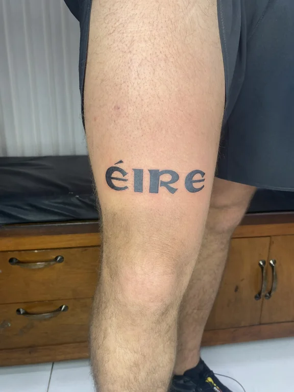 lettering minimalist man fine line fire bold line cloud minimal tattoo Canggu Bali