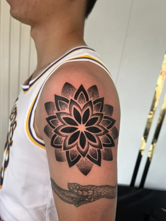 Mandala Blackwork tattoos — Canggu Bali