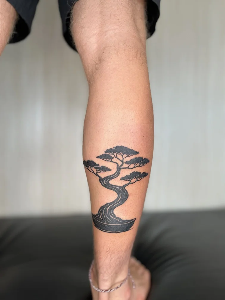 Nature Blackwork tattoos — Canggu Bali