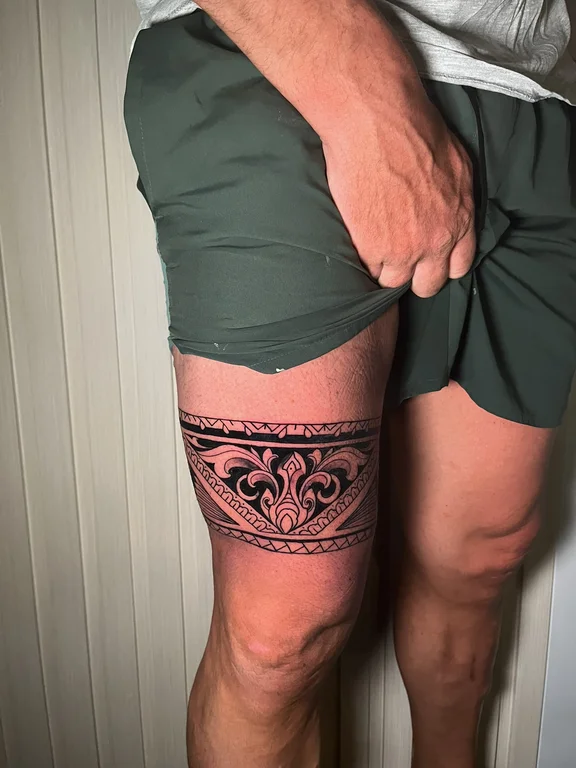 Ornamental Blackwork tattoos — Canggu Bali