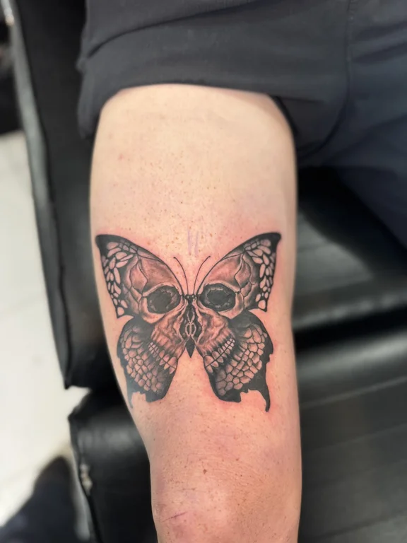 Skull Blackwork tattoos — Canggu Bali