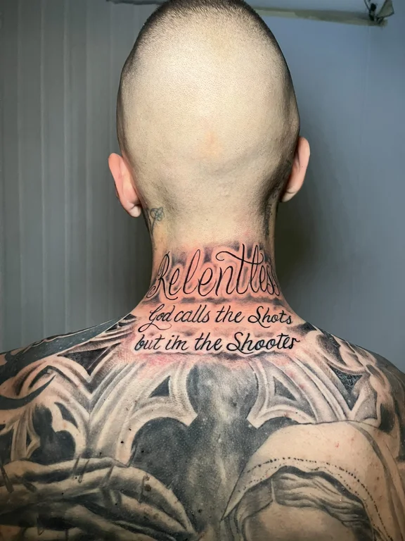 Lettering Chicano tattoos — Canggu Bali
