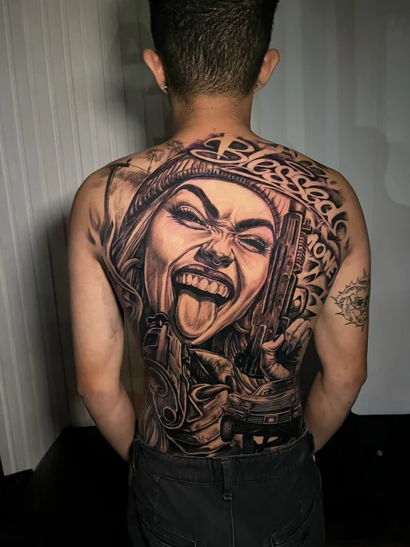 Chicano tattoo style — Canggu Bali