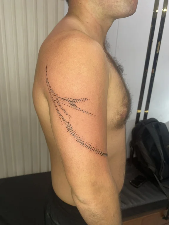 Abstract Dotwork tattoos — Canggu Bali
