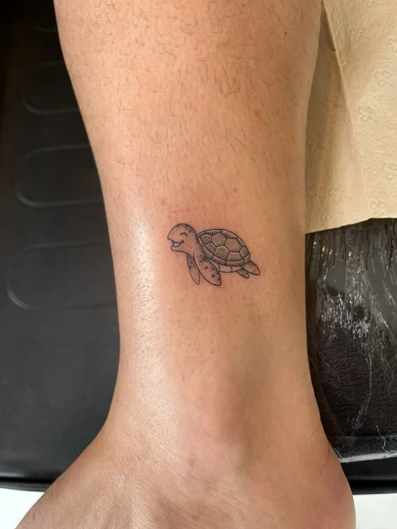 animal minimalist angel fine line minimal leaf soft shading cloud tattoo Canggu Bali