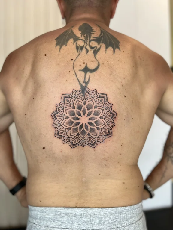 Mandala Dotwork tattoos — Canggu Bali