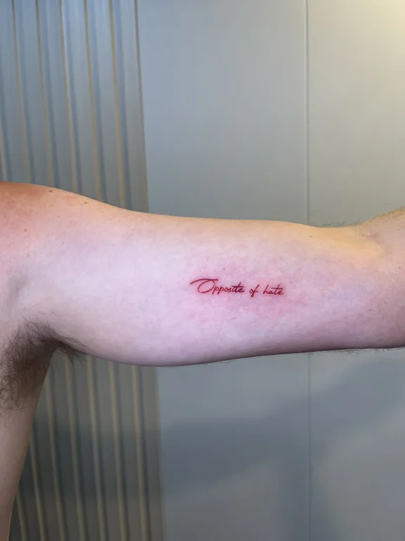 lettering fine line man bold line cloud minimal thin line soft shading tattoo Canggu Bali