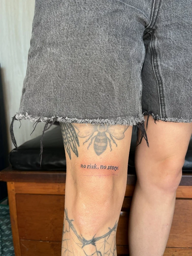 man foot fineline fine line linework line tattoo lettering tattoo canggu bali