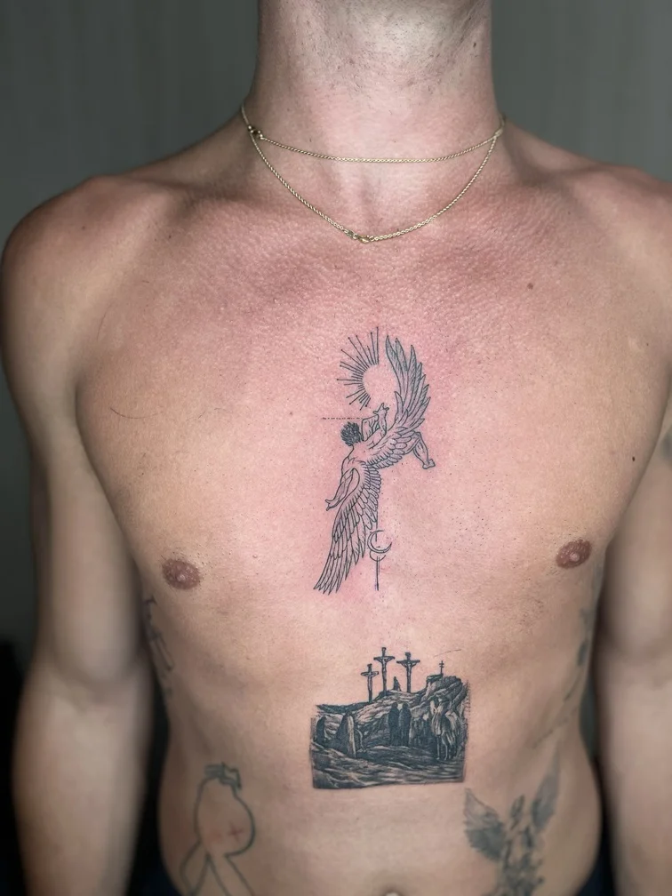 Mythology Fine Line tattoos — Canggu Bali