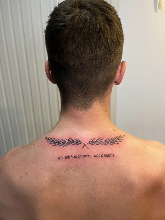 religious fine line deity thin line spiritual dotwork man bold line tattoo Canggu Bali