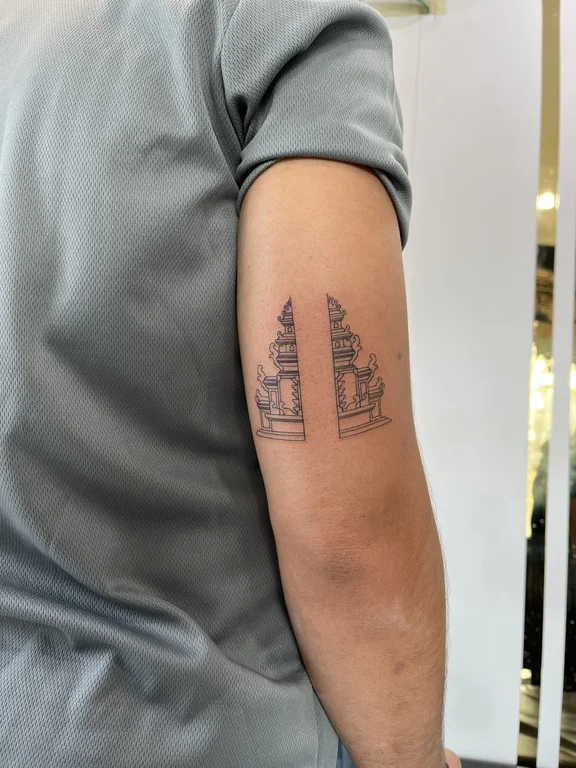 Religious Fine Line tattoos — Canggu Bali