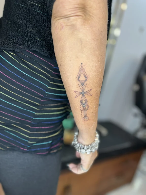 Geometric tattoo style — Canggu Bali
