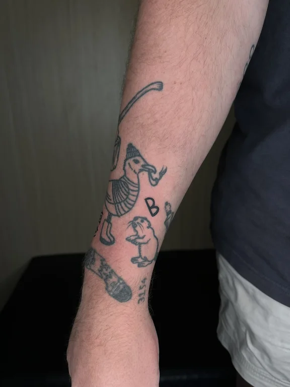 Animal Illustrative tattoos — Canggu Bali