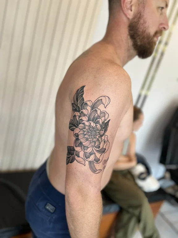 Floral Illustrative tattoos — Canggu Bali