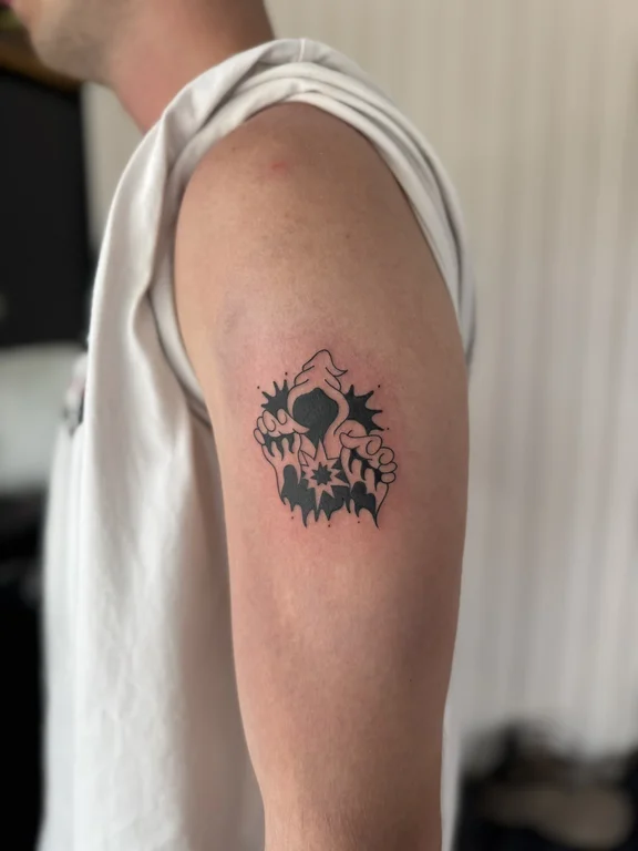 Skull Illustrative tattoos — Canggu Bali