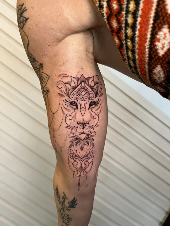 Geometric Linework tattoos — Canggu Bali