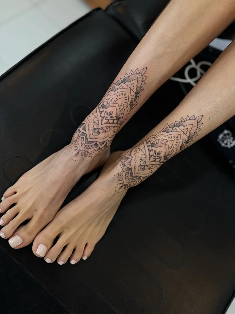 Mandala Linework tattoos — Canggu Bali
