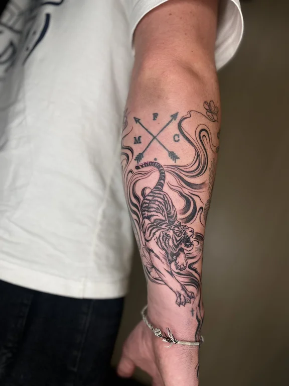 Mythology Linework tattoos — Canggu Bali