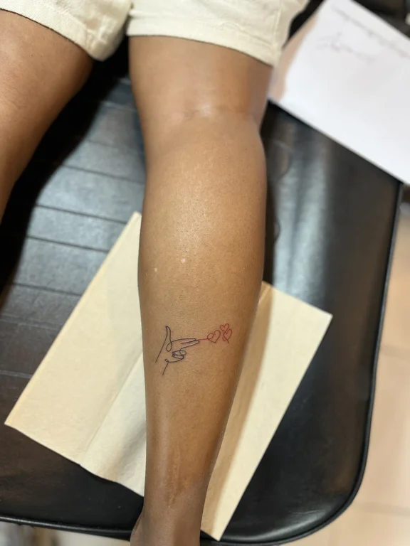 abstract minimalist butterfly fine line minimal thin line linework bold line tattoo Canggu Bali