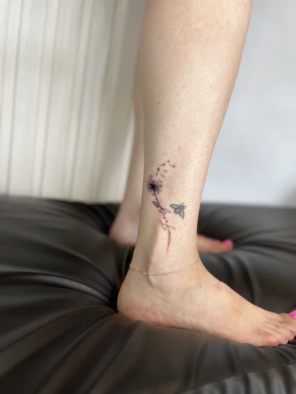 Floral Minimalist tattoos — Canggu Bali