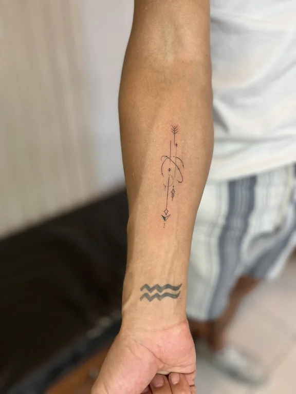 Geometric Minimalist tattoos — Canggu Bali