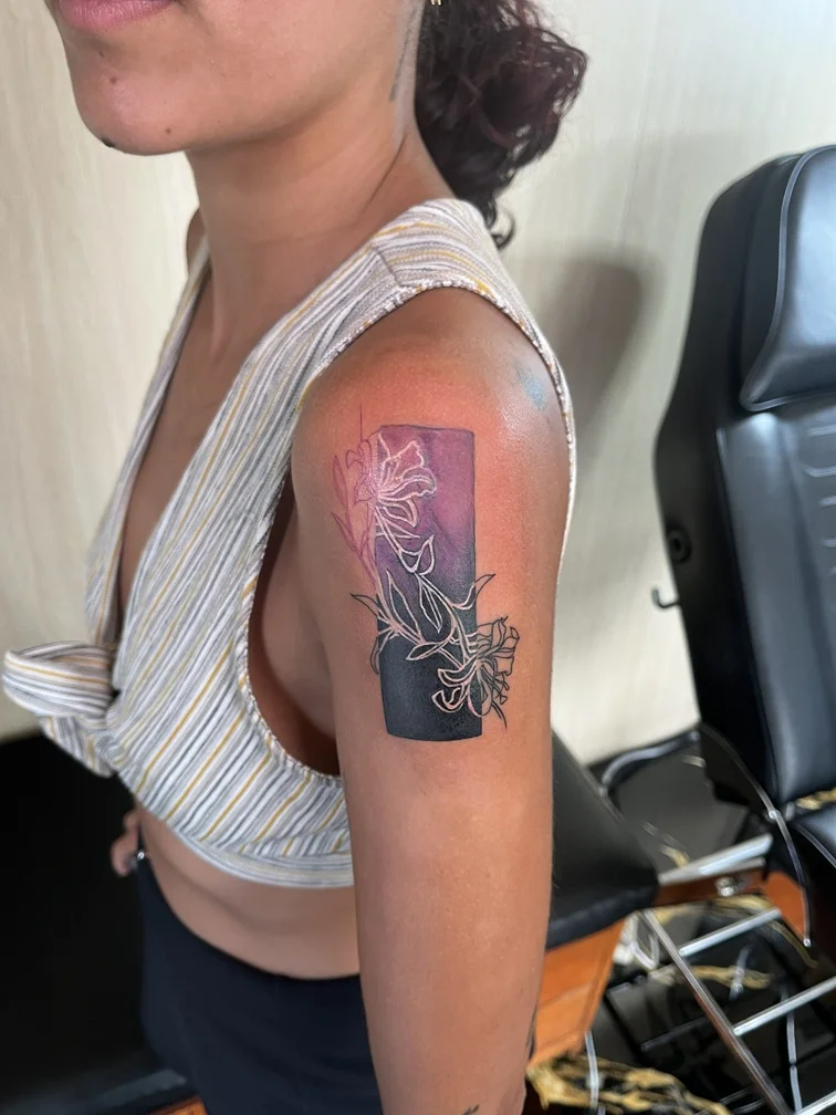 Floral Neo Traditional tattoos — Canggu Bali