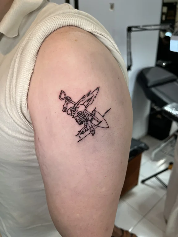 Abstract New School tattoos — Canggu Bali