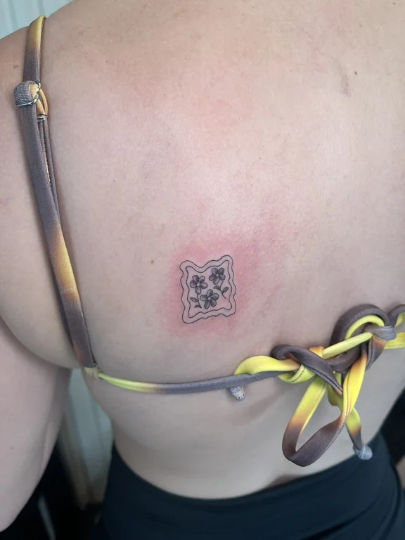 animal new school lion fine line cloud linework bold line thin line tattoo Canggu Bali