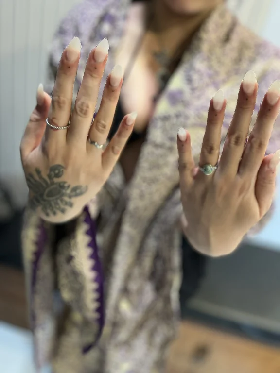 floral new school hand colorful elegant spiritual woman mystical tattoo Canggu Bali