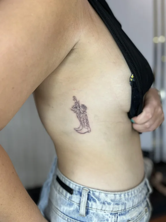 religious new school woman linework cloud fine line soft shading dotwork tattoo Canggu Bali