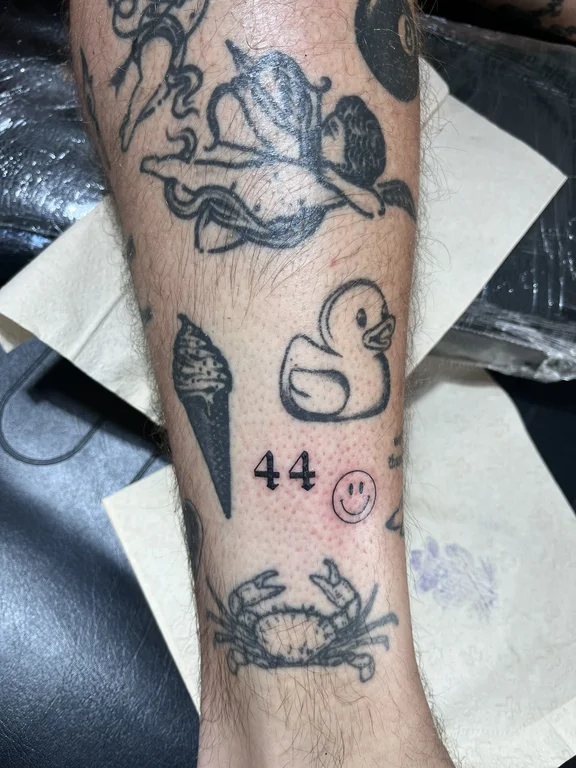 symbol new school man black grey mystical spiritual horror dark tattoo Canggu Bali
