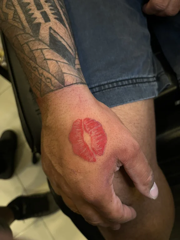 symbol new school man dotwork fire sun fine line smoke tattoo Canggu Bali