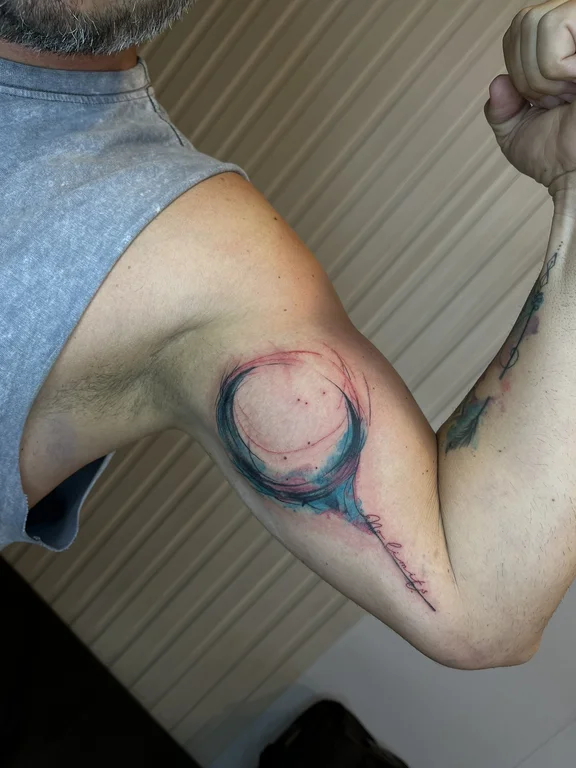 Abstract Watercolor tattoos — Canggu Bali